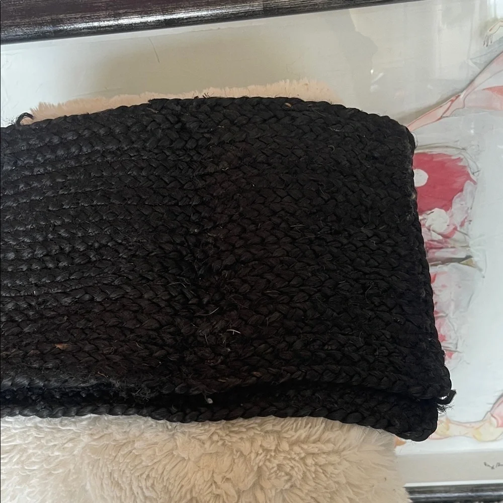 None black woven